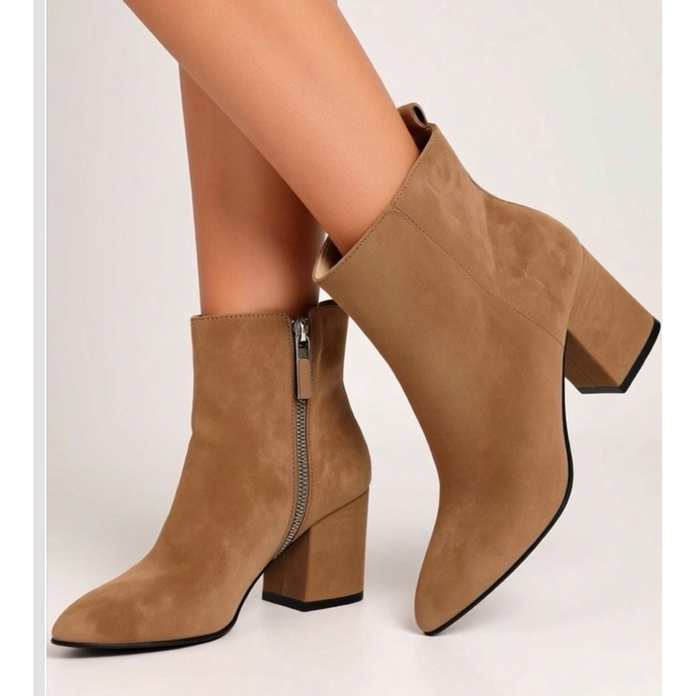 1 State Vegan Suede‎ Boots Size 10